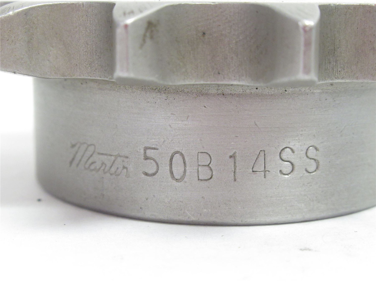 Martin 50B14SS-5/8"; SS Sprocket; #50; 5/8"ID; 14-Teeth