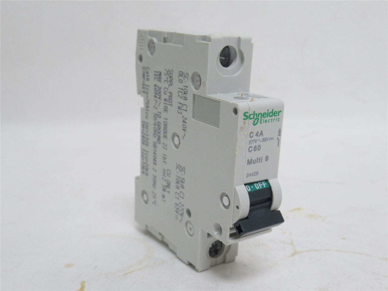 Schneider 24428; Circuit Breaker; 4A; 240VAC/60VDC; 1P