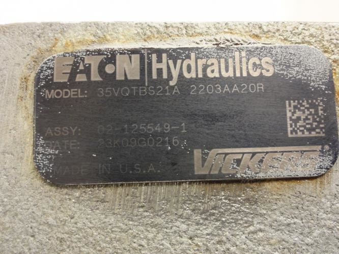 Eaton 35VQTBS21A2203AA20R; Fixed Displacement Hydr. Vane Pump