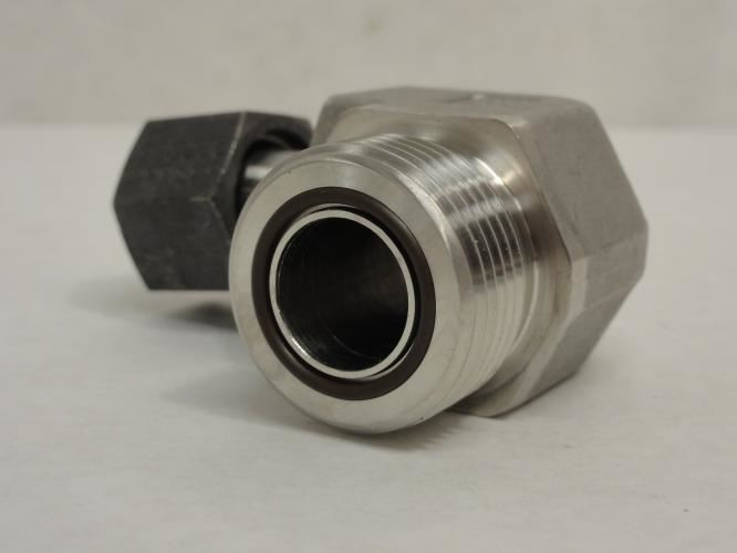 MFG- FS6500-08-12SS; Elbow 90Deg 1/2 OFS Swivel x 3/4 OFS