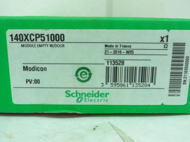 Schneider 140XCP51000; Module Empty With Cover