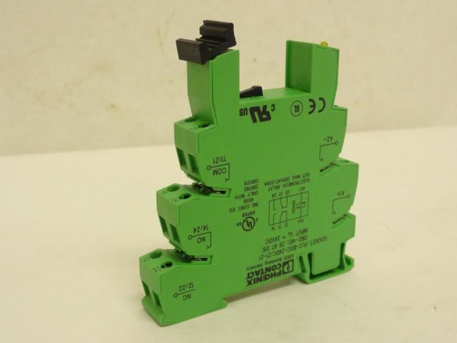 Phoenix PLC-BSC-24DC/21-21; Relay Socket 29-67-015; 24VDC