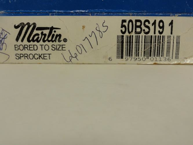 Martin 50BS19-1; Sprocket # 50; 19Teeth; 1"ID