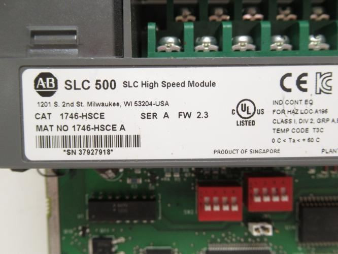 Allen-Bradley 1746-HSCE; High Speed Counter Encoder Module