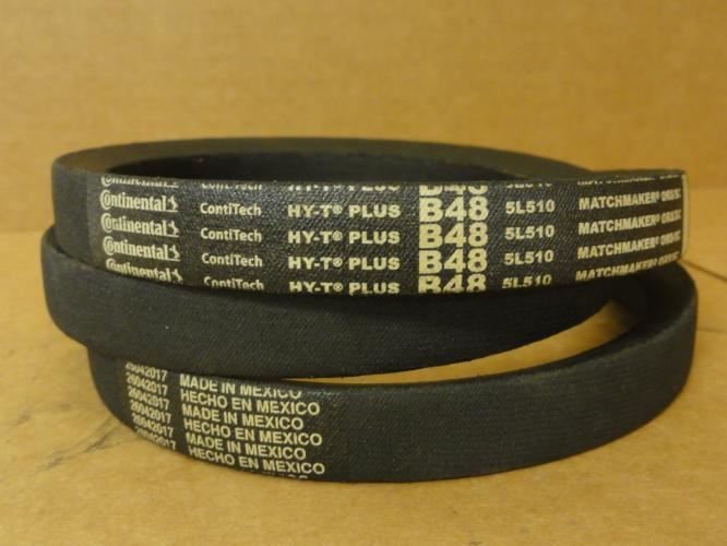 Continental B48; V-Belt; Outside Length 51"; 13/32" Thick