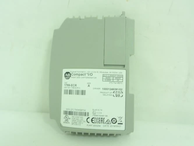 Allen-Bradley 1769-ECR; End Cap/Terminator; 5-24VDC; 0.005A