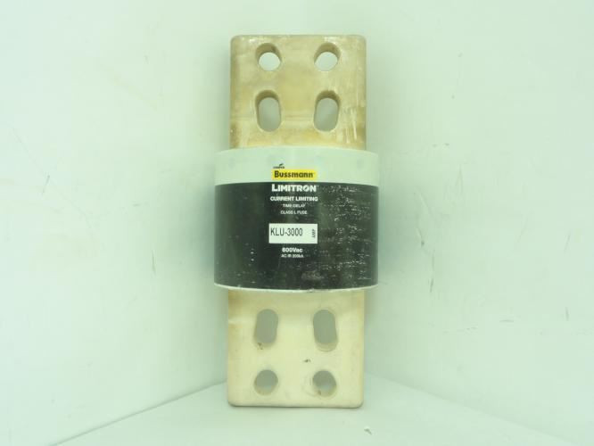 Bussmann KLU-3000; Class L Fuse; 600VAC; 3kA
