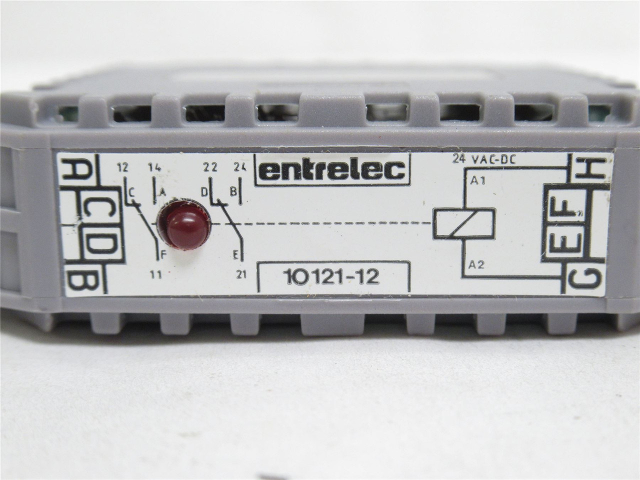 Entrelec 10121-12; Interface Relay Module; 24VAC/DC; DIN Rail