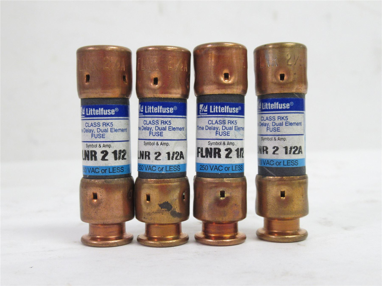 LittelFuse FLNR-2-1/2; Lot-4 Time Delay Fuse; 2-1/2A; 250VAC