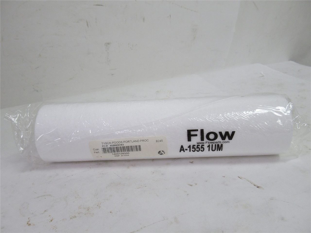 Flow A-1555; Filter Element; 1Micron; 10"L; 1.06"ID; 2.5"OD