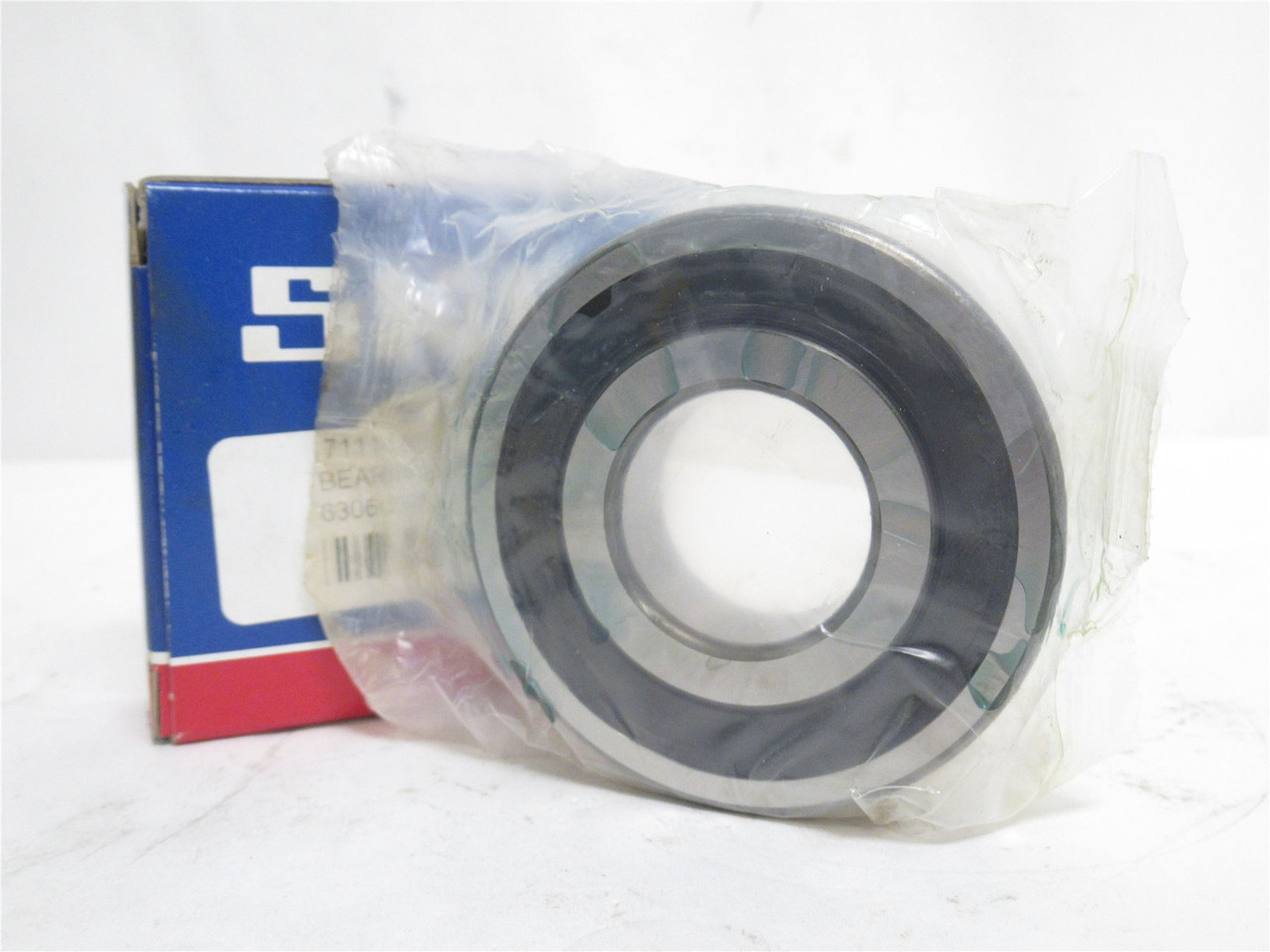 SKF 6306-2RSJEM; Ball Bearing 30mm ID x 72mm OD x 19mm Wide