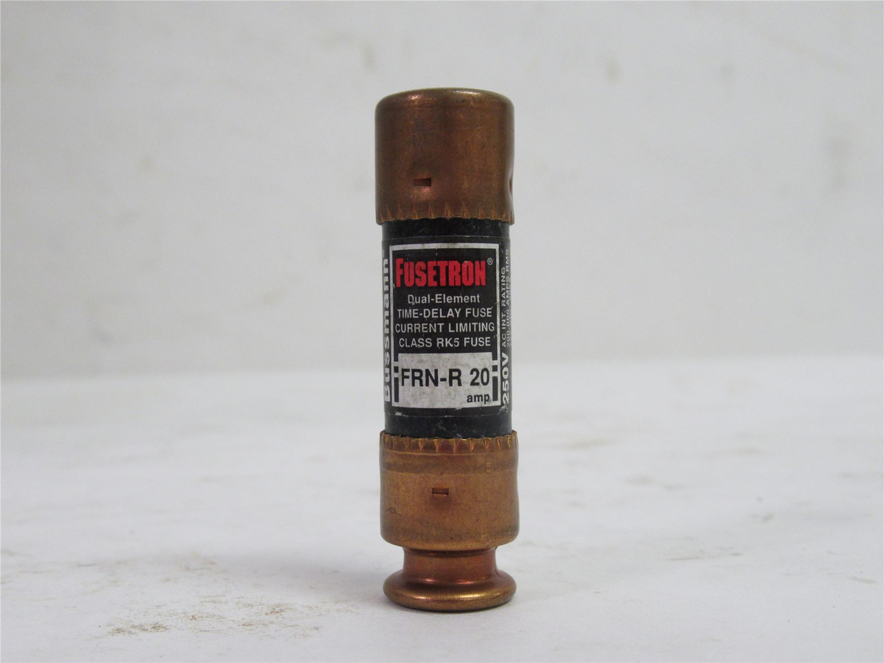 Bussmann FRN-R-20; Lot-3 Fusetron Fuse; 20A; 250VAC; 125VDC