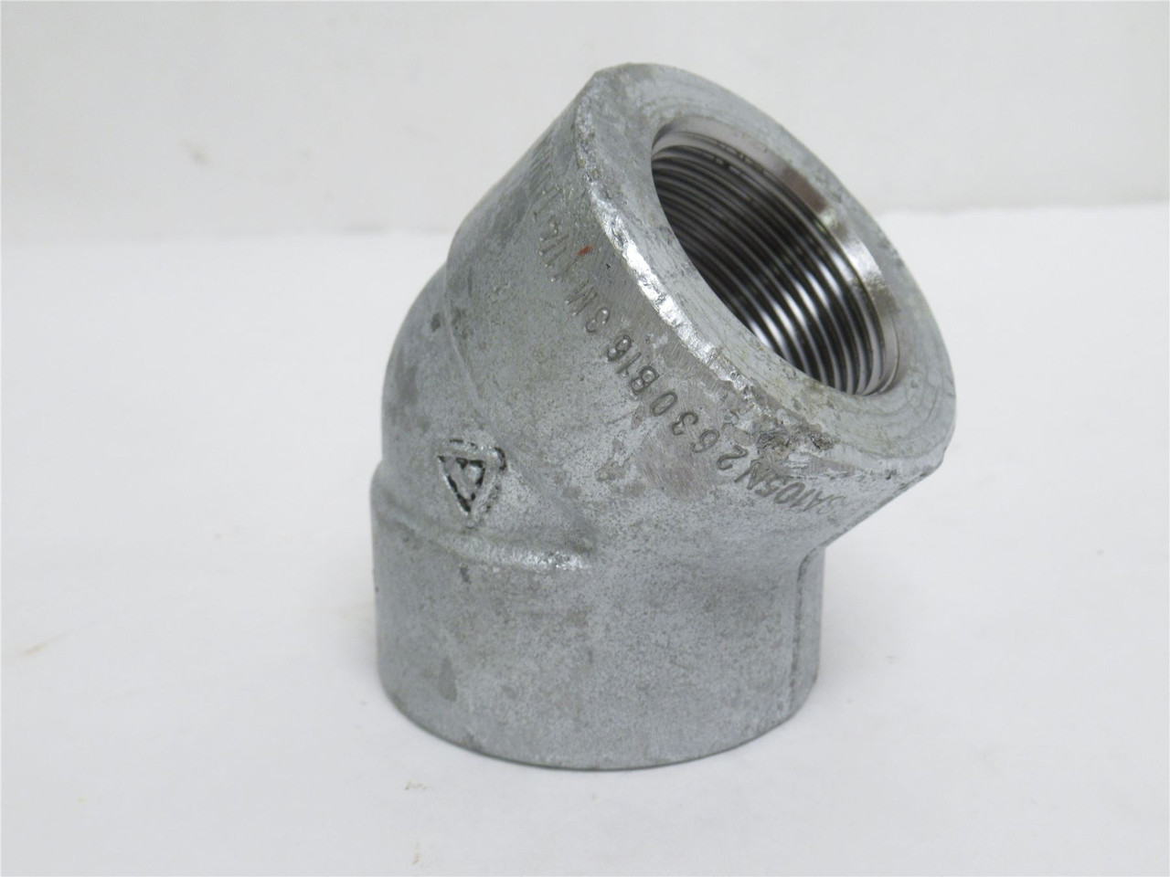 Industry-Std 1MPE6; Pipe Elbow; 45Deg; Galvanized; 1-1/4NPT