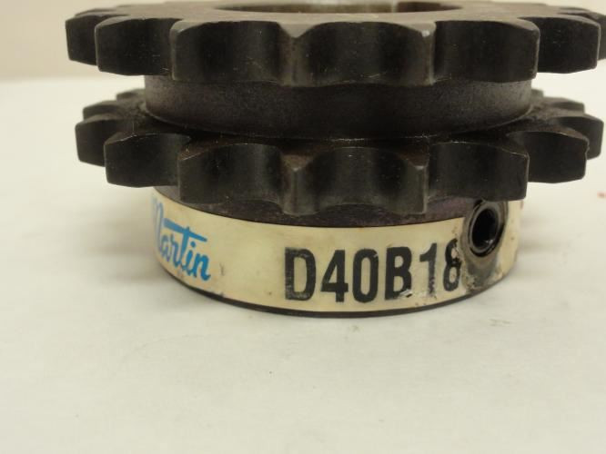 Martin D40B18-1-1/2; Double Sprocket #40; 18Teeth; 1-1/2"ID