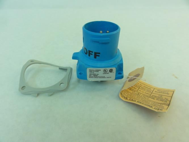 Meltric 63-18045; Inlet/Plug; 20A; 277VAC; 1P+N+G