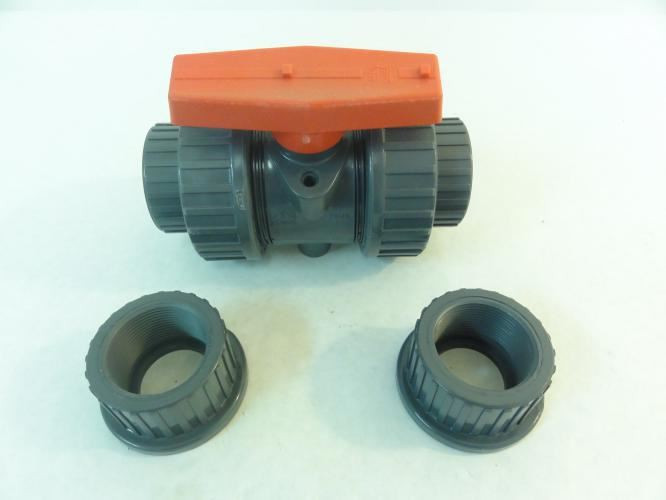 American Valve P200U-1-1/2; Ball Valve; 1-1/2" Size; SCH80 PVC