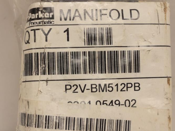 Parker P2V-B5M12PB ; Pneumatic Valve Manifold; 2-Station