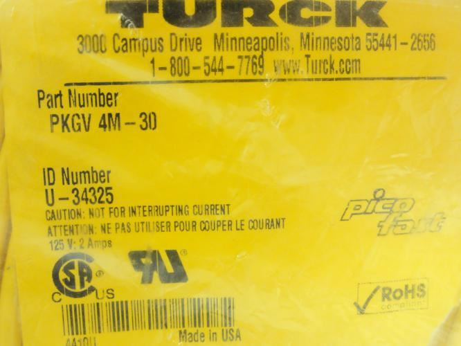 Turck PKGV 4M-30; Picofast Connector; U-34325; 30m