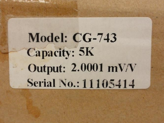 Coti CG-743-5K; Single Ended Beam Load Cell; SS; 5K Capacity