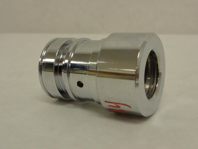 Busch 8490; Nickel Plate Brass Hose Quick Connector; 3/4"