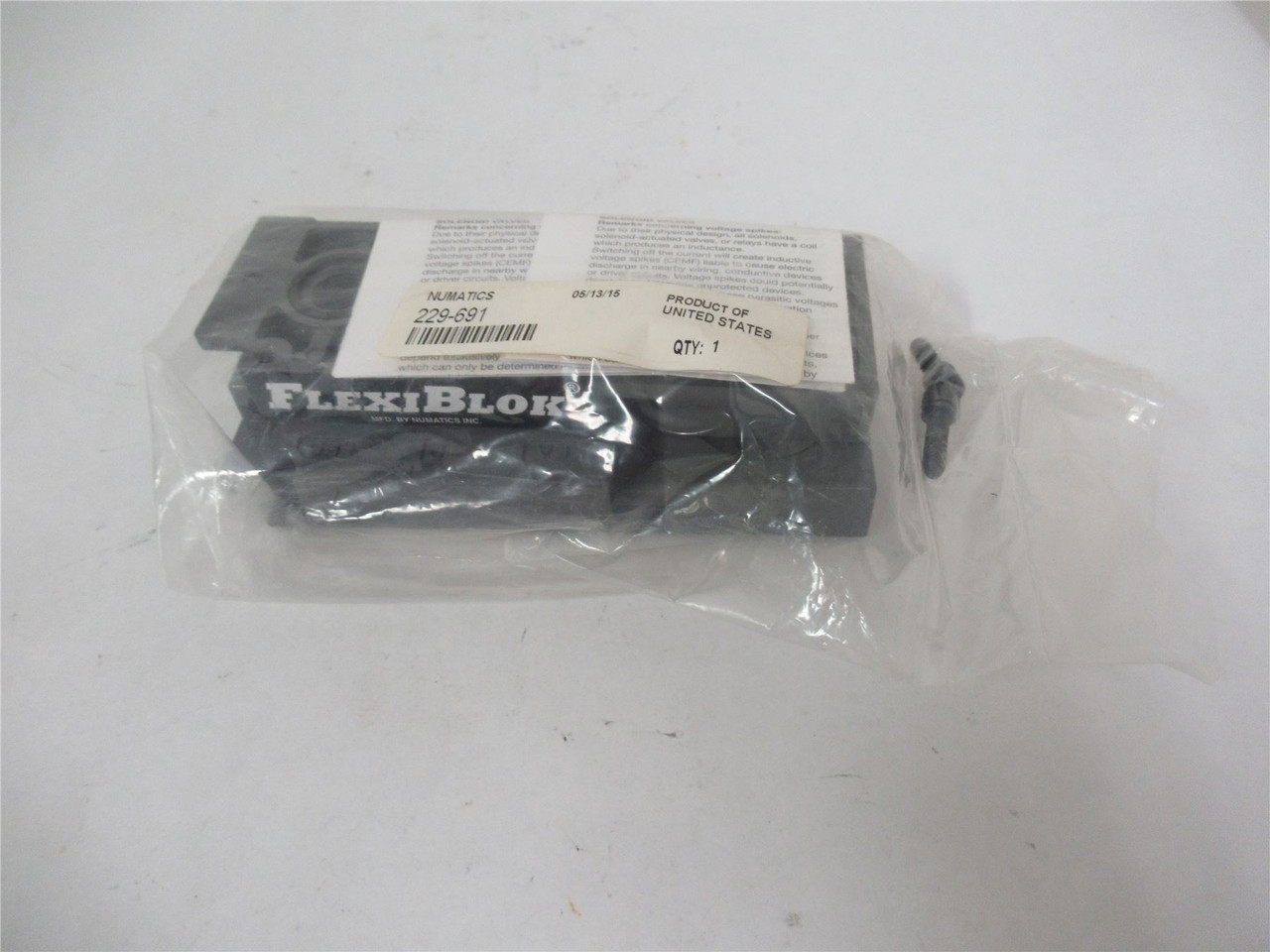 Numatics 229-691; Pneumatic End Plate Kit MK8 SERIES 1/2" NPT