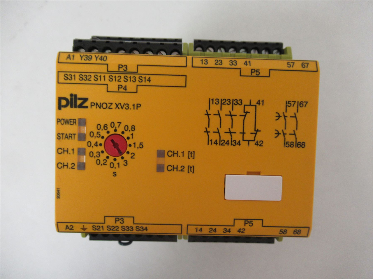 Pilz PNOZXV31P; Safety Relay 30/24-240VACDC 3NO 1NC 2NO