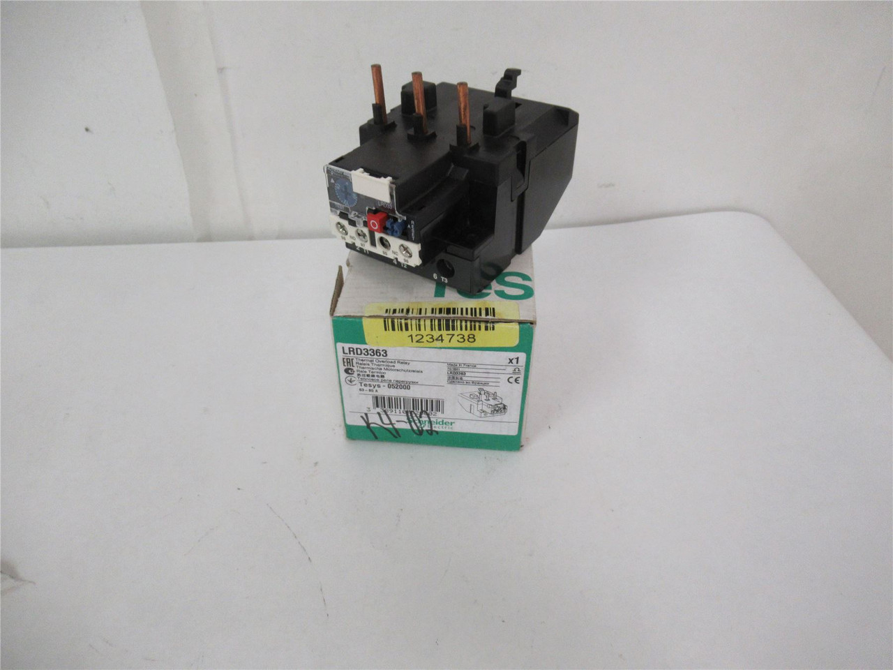 Schneider LRD3363; Overload Relay  600V 80A