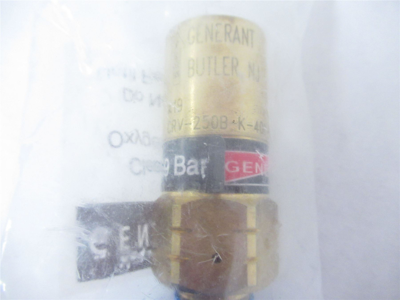 Generant PR-400; Pressure Relief Valve 1/4" 400 PSI