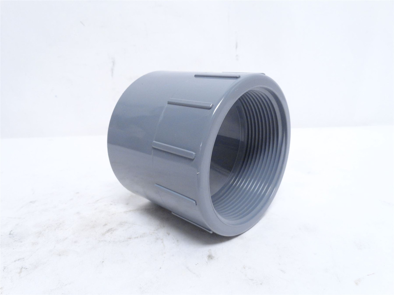 Spears 835-030C; PVC Adaptor Coupling; 3NPT x 3NPS; Sch: 80