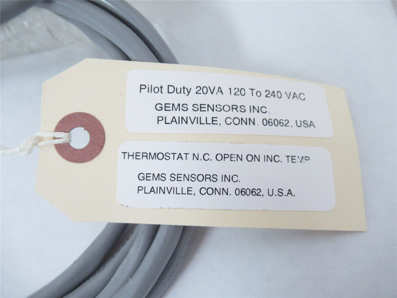 GEMS A-10633; FLOW Level Switch 2 Position 20VA 120 240 VAC