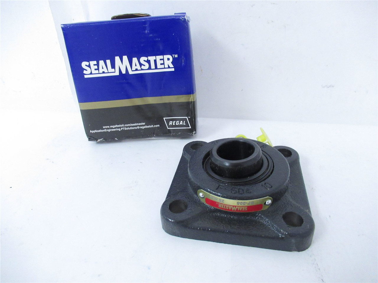 SealMaster SF205; Flange Bearing 4 Bolt 25mm ID