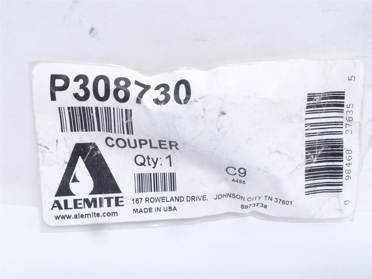 Alemite Tools P308730; Pipe Coupler; 1/8NPT; 10;000PSI