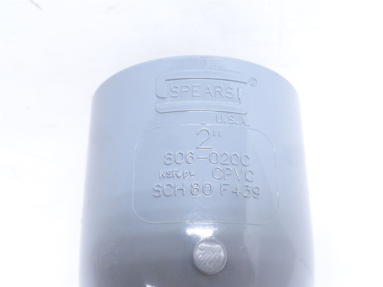 Spears 806-020C; PVC Pipe Elbow; 90Deg; Size: 2:; Sch: 80