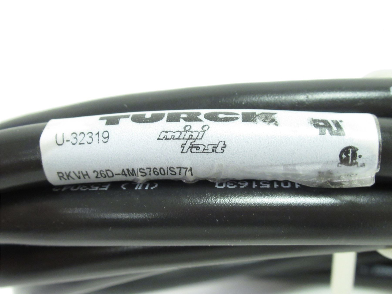 Turck RKVH 26D-4M/S760/S771; Cordset U-32319; 2-Wire; 4m Long