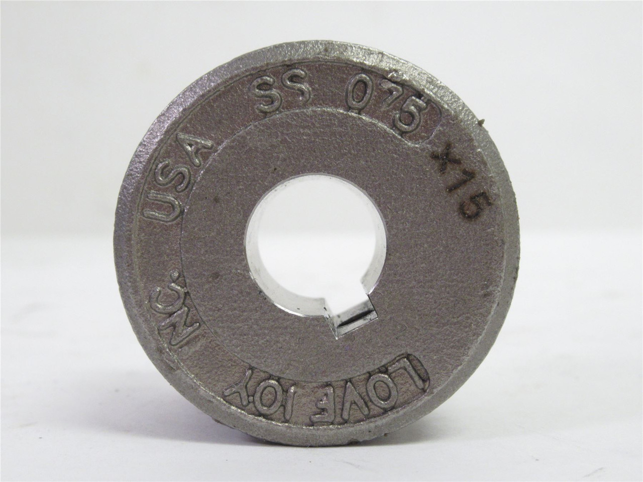 Lovejoy SS-075 15MM; Jaw Coupling; SS; 15mmID