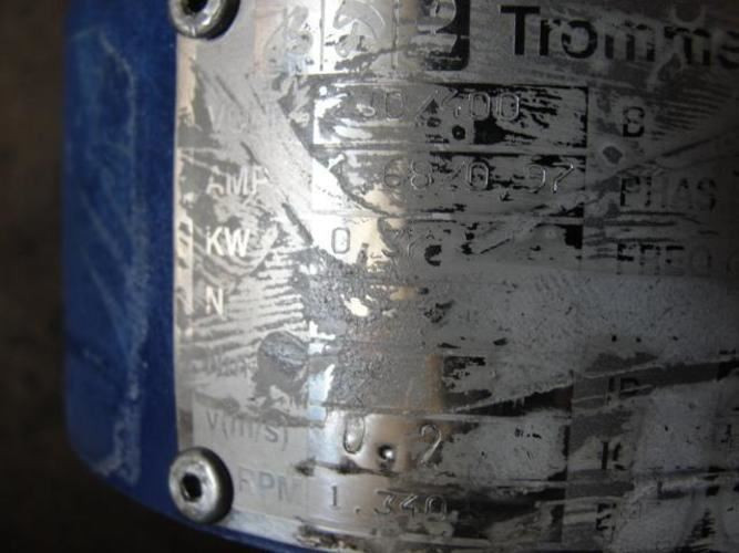 Tommel 727-1143-600020; AC Drum Motor 1.34RPM 230-400V 3PH