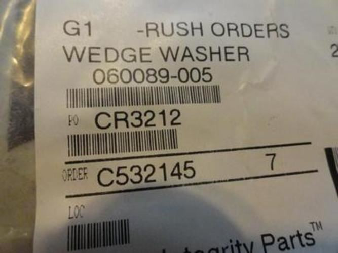 Crown Integrity 60089-005; LOT-2 Washer 9mm ID 16mm OD