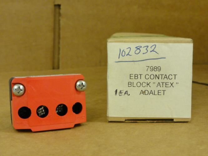 Adalet 7989; Contact Block; 1 NO/1NC; 600VAC