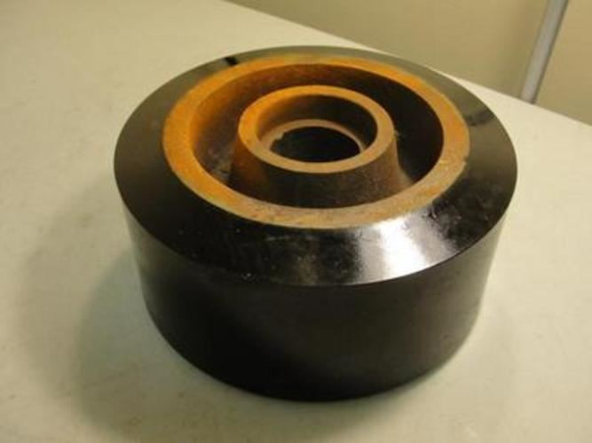 MFG- MDL-Unkn35463; Forklift Wheel; 8" OD; 4" Wide; 2-7/16" Bearing House ID