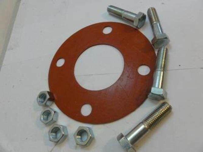 Central Pipe 3" 150#; SBR Red Rubber # 20 Pipe Kit 1/8" Full Face; 3" NPS