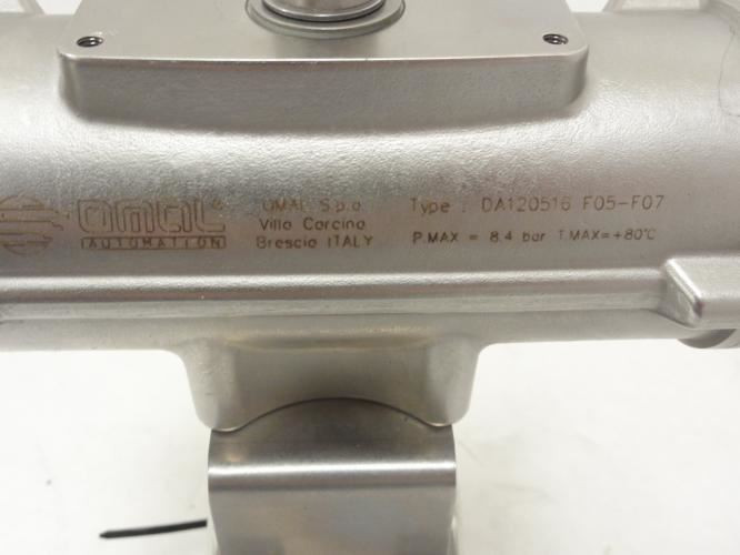 Omal A0445X09; Actuated/Flanged Ball Valve SS; 1-7/8"ID