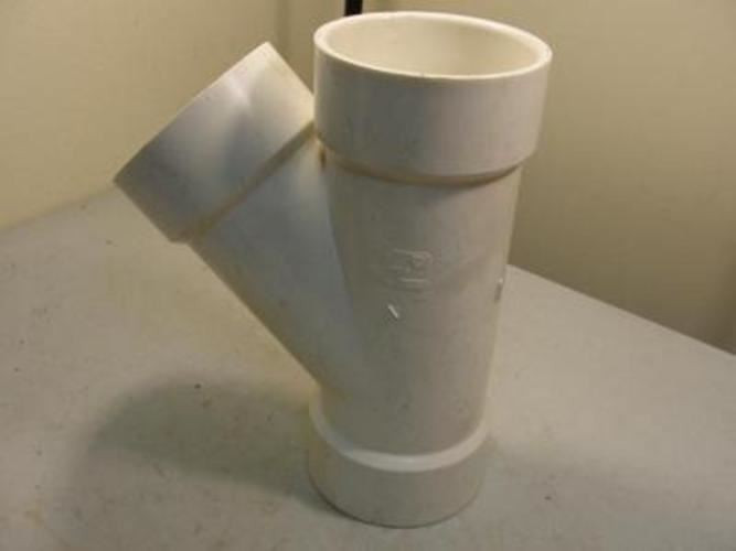 Nibco K090550; PVC Pipe Y Fitting; 45 Degree; 3" Nominal Size