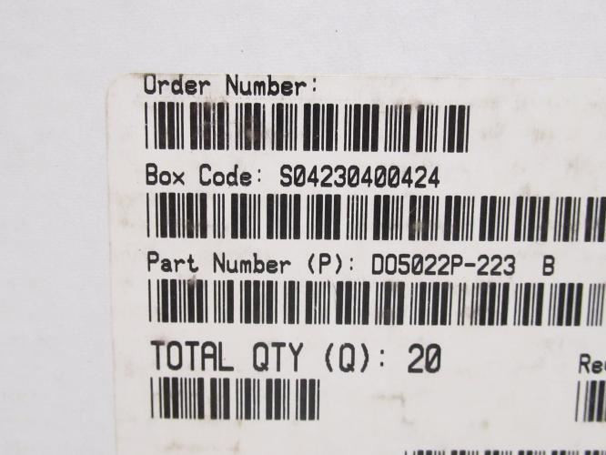 CoilCraft DO5022P; Box-20; Surface Mount Power Inductors; 22uH