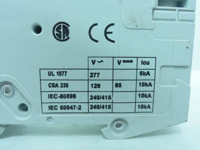 Cutler WMS1C16; Mini Circuit Breaker; 16A; 240/277V; 1P