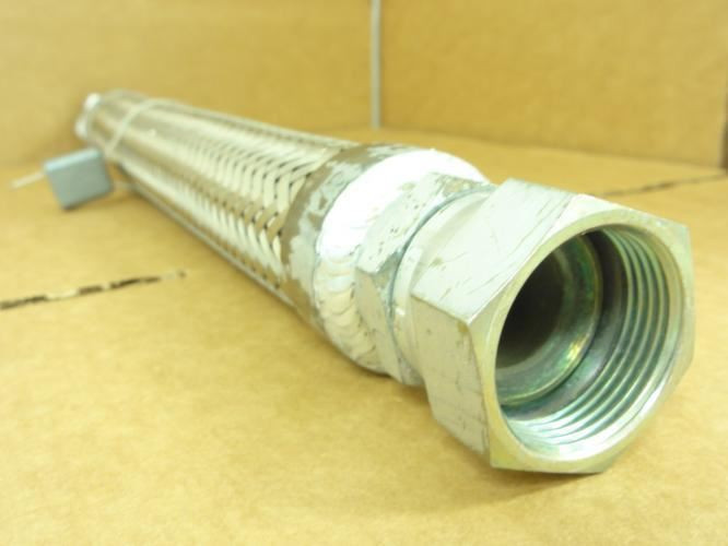 MFG- MDL-UNKN-190727; Braided Hose Coupling; 1"NPT; 17-3/8"L;