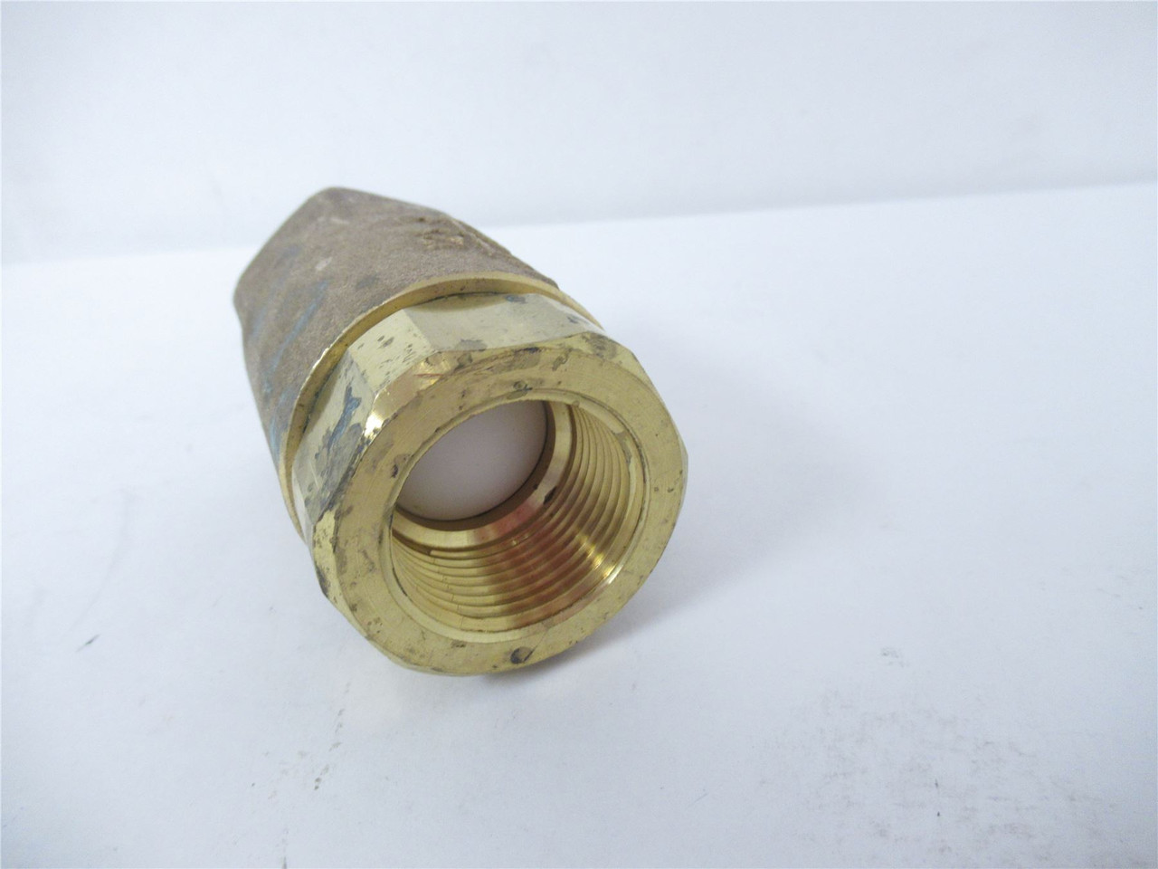 Apollo 61-105-01; Valve Bronze Check 1" RPTFE Ball Cone