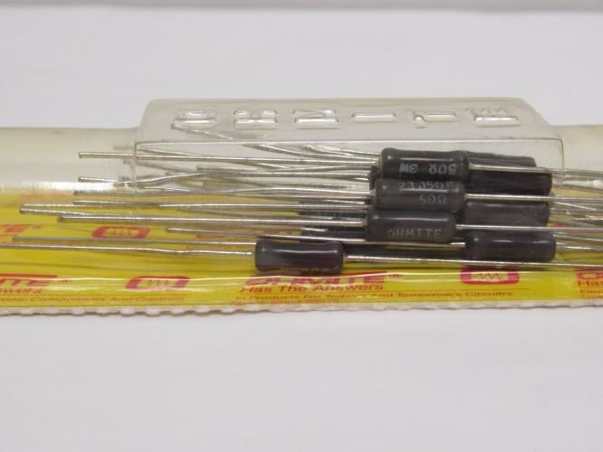 Ohmite 23J50R; Lot-25; Through Hole Resistors; 50ohm; 3W