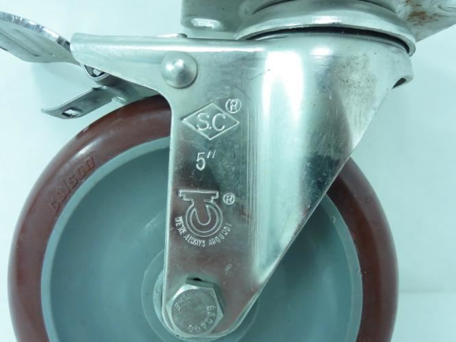 Colson 2-5-45_; Swivel Castor; Wheel: 5" OD x 1.25" Width