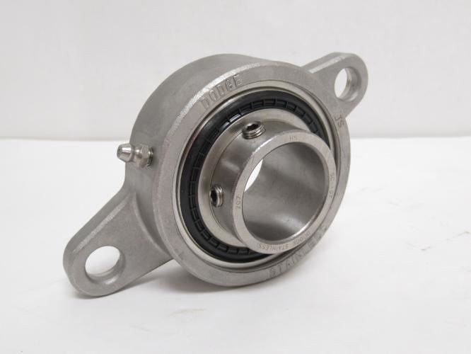 Dodge F2B-SCEZ-107-SHSS; Flange Bearing; SS; 1-7/16"ID; 2-Bolt