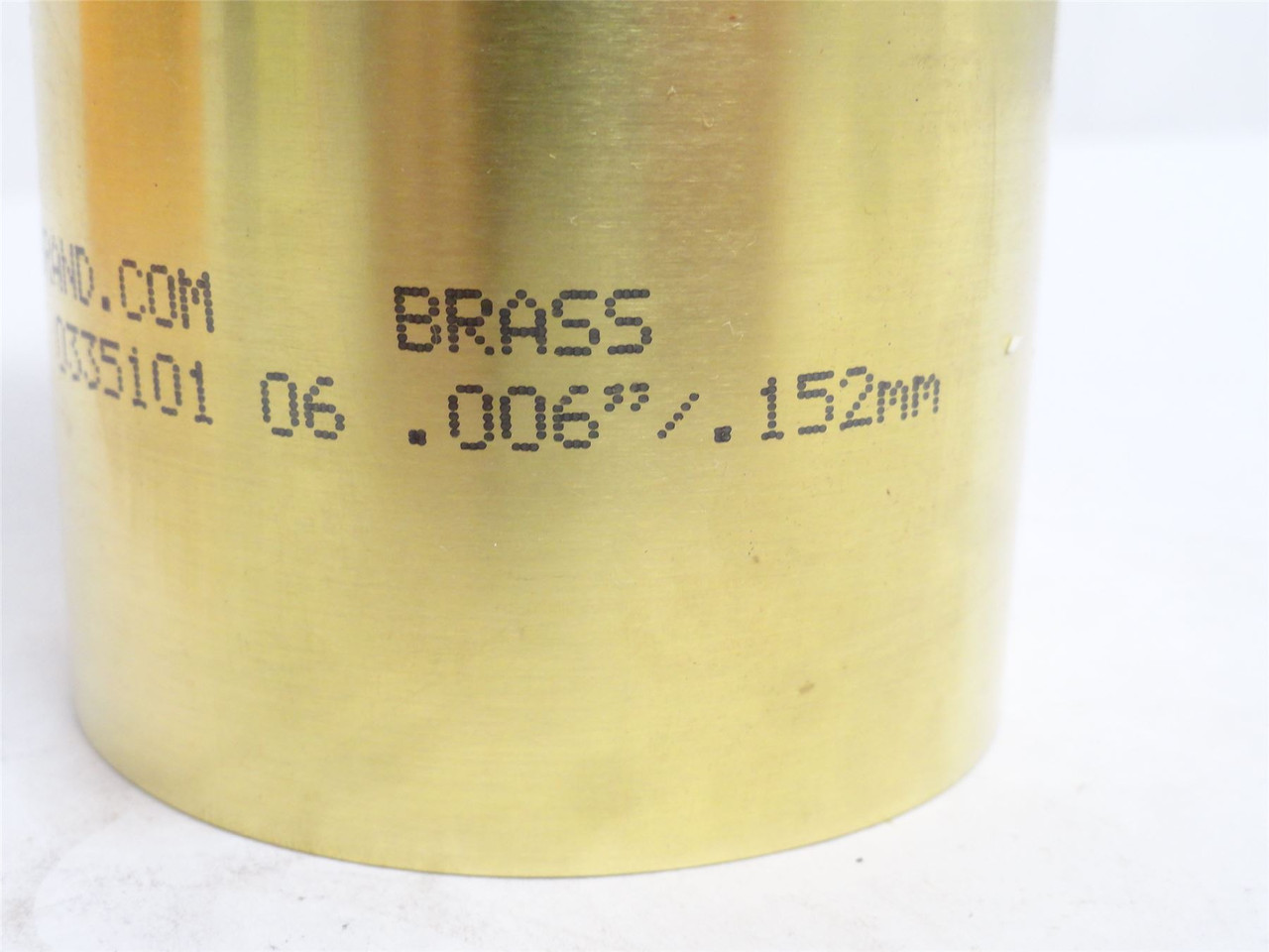 Precision 17330; Brass Shim Stock .006"/.152mm 6"W x 100"L